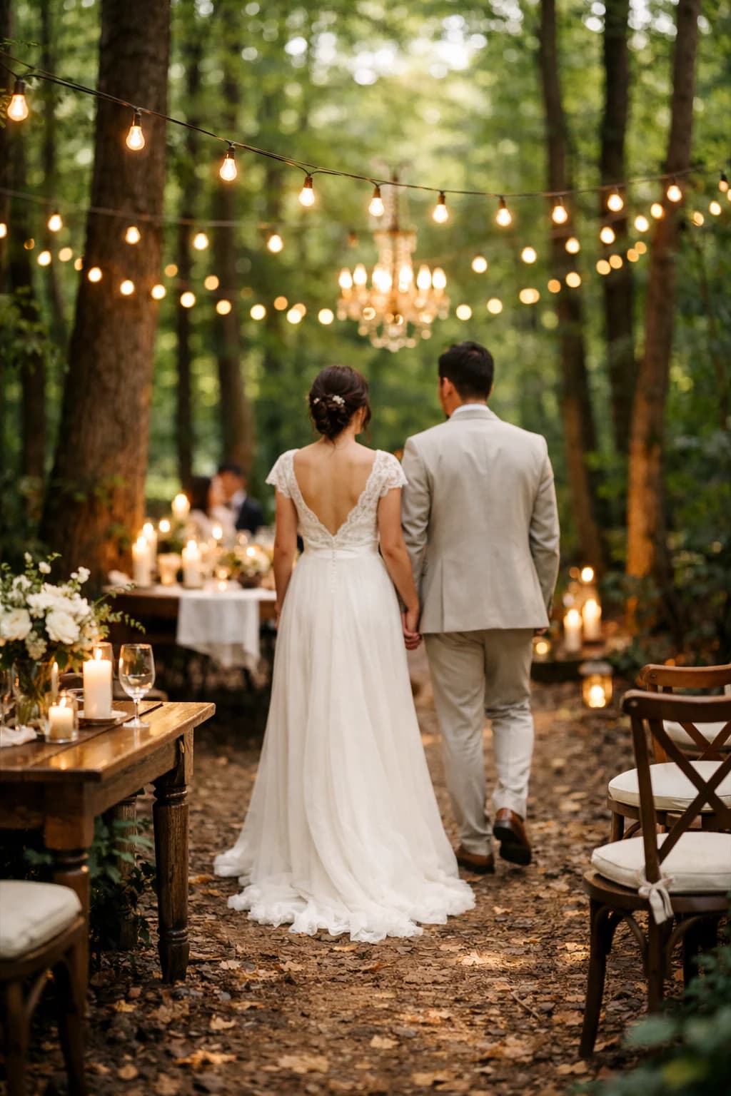 Petit mariage en forêt - mariage champêtre intimiste